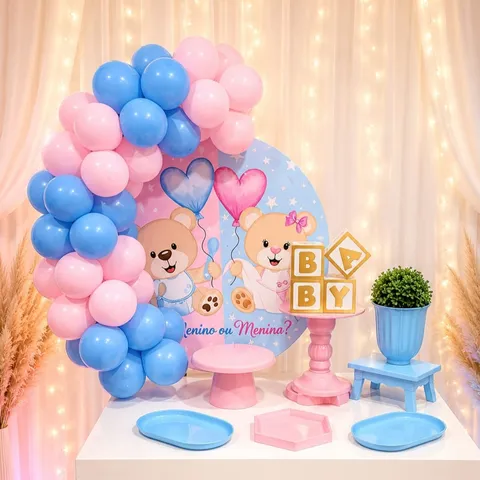 Festa Infantil Chá Revelação - Kit Celebre