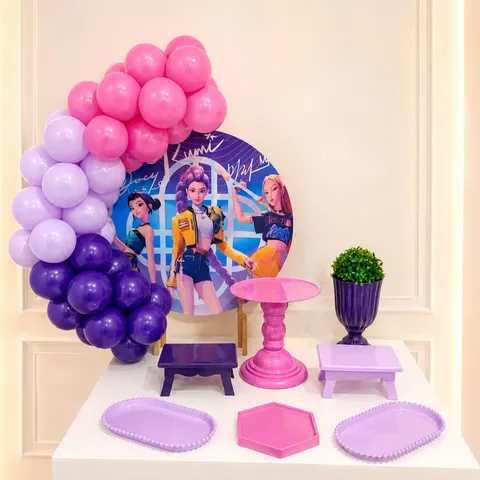 Festa Infantil Guerreiras do K-Pop (Huntrix) - Kit Celebre