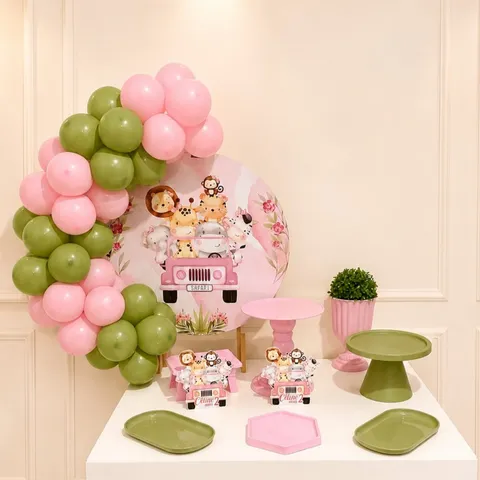 Festa Infantil Safari Baby - Kit Celebre