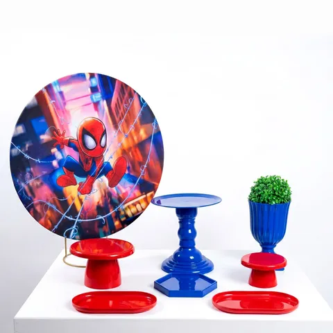 Festa Realizada Homem-Aranha Cute - Kit Essencial