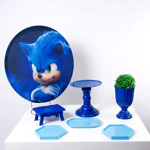 Festa Infantil Sonic - Kit Essencial