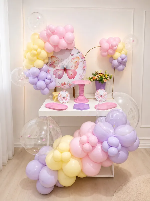 Decoração pegue e monte Vivi Festa na Mesa 1