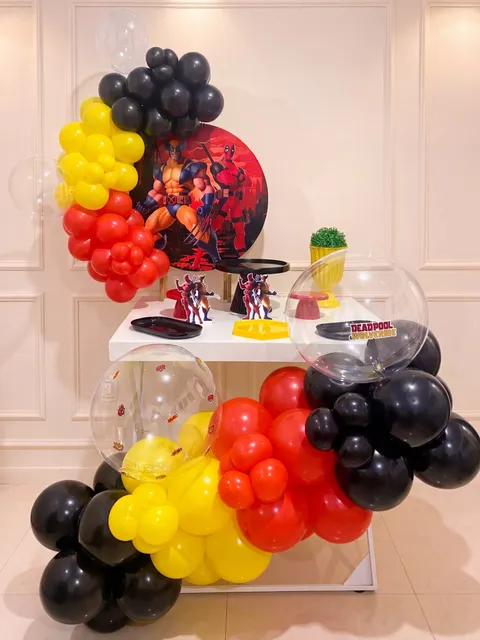 Festa Infantil Deadpool & Wolverine - Kit Premium