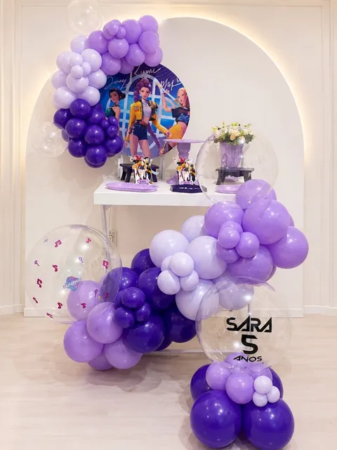 Festa Infantil Guerreiras do K-Pop (Huntrix) - Kit Premium