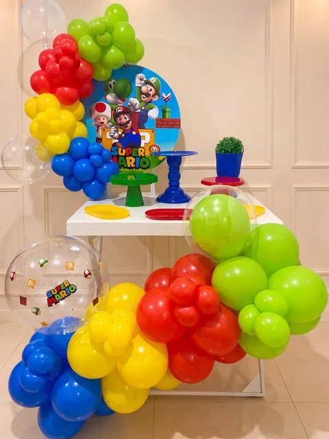 Festa Infantil Mario Bros - Kit Premium