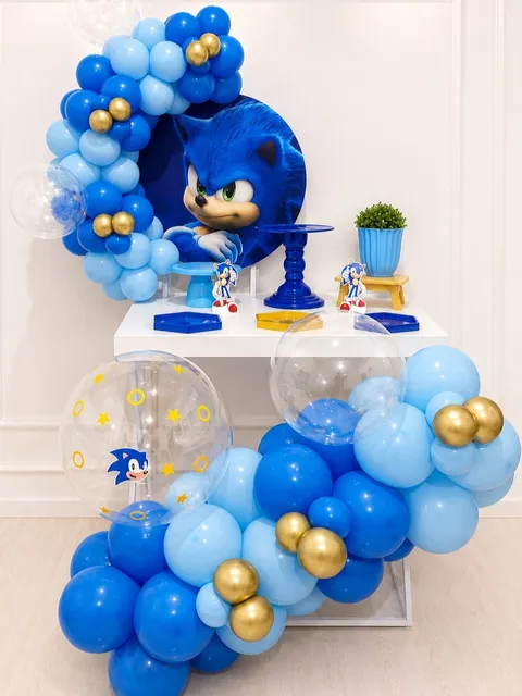 Festa Infantil Sonic - Kit Premium